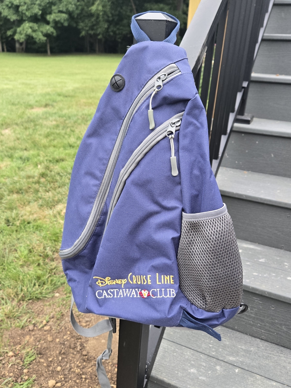 Disney Cruise Line Castaway Club Navy Sling Backpack